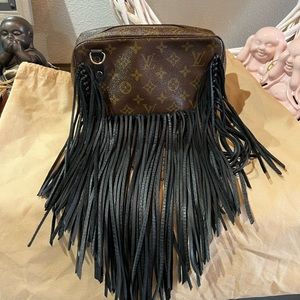 Louis Vuitton Brown and Black Crossbody Bag
